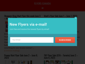 'flyersale.net' screenshot