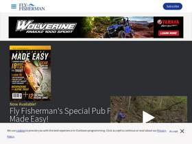 'flyfisherman.com' screenshot