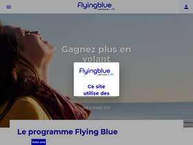 'flyingblue.com' screenshot