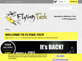 'flyingtech.co.uk' screenshot