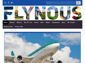'flynous.com' screenshot
