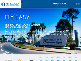 'flypensacola.com' screenshot