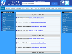 'flysat-beams.com' screenshot