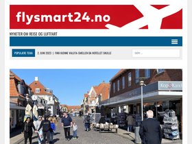 'flysmart24.no' screenshot
