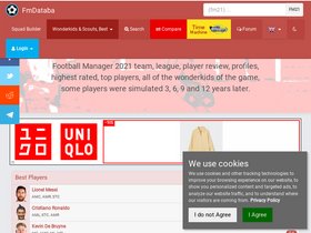 'fmdataba.com' screenshot