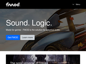'fmod.com' screenshot