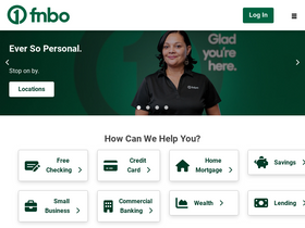 'fnbo.com' screenshot