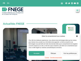 'fnege.org' screenshot