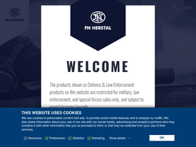 'fnherstal.com' screenshot