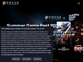 'focus-entmt.com' screenshot