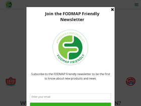 'fodmapfriendly.com' screenshot