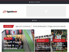 'foggiacalciomania.com' screenshot