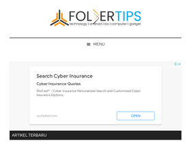 'foldertips.com' screenshot