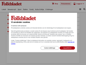'folkbladet.se' screenshot