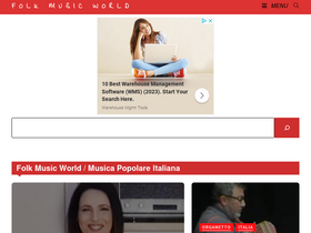 'folkmusicworld.com' screenshot
