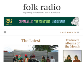 'folkradio.co.uk' screenshot