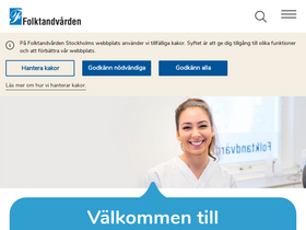 'folktandvardenstockholm.se' screenshot