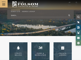 'folsom.ca.us' screenshot