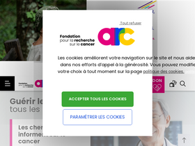 'fondation-arc.org' screenshot