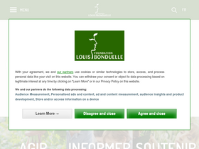 'fondation-louisbonduelle.org' screenshot