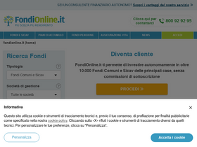 'fondionline.it' screenshot
