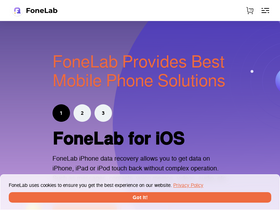 'fonelab.com' screenshot