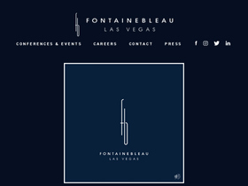 'fontainebleaulasvegas.com' screenshot