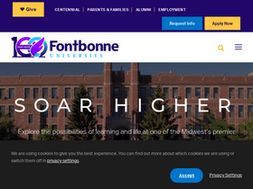 'fontbonne.edu' screenshot