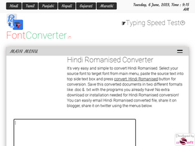 'fontconverter.in' screenshot