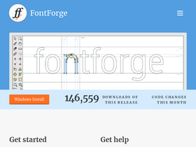 'fontforge.org' screenshot