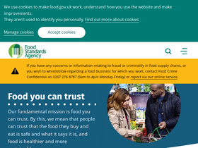 'food.gov.uk' screenshot