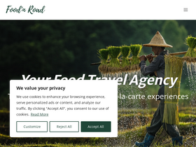 'foodandroad.com' screenshot