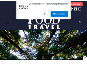 'foodandtravel.mx' screenshot
