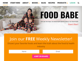 'foodbabe.com' screenshot