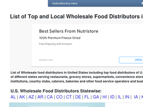 'foodcodirectory.com' screenshot