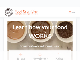 'foodcrumbles.com' screenshot