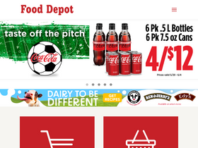 'fooddepot.com' screenshot