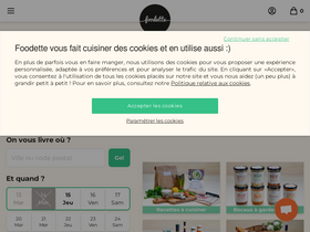 'foodette.fr' screenshot