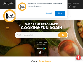 'foodfusion.com' screenshot
