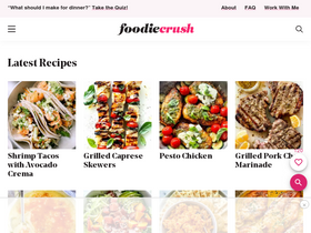 'foodiecrush.com' screenshot