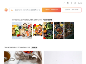 'foodiesfeed.com' screenshot