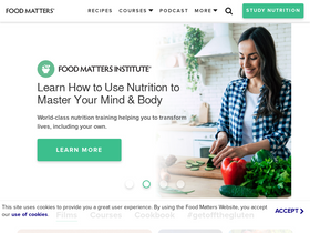 'foodmatters.com' screenshot