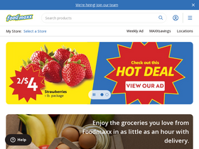 'foodmaxx.com' screenshot