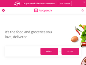 'foodpanda.my' screenshot