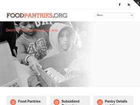 'foodpantries.org' screenshot