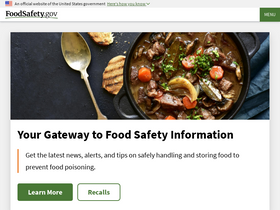'foodsafety.gov' screenshot