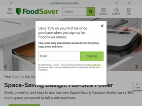 'foodsaver.com' screenshot
