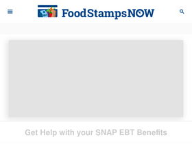 'foodstampsnow.com' screenshot