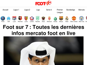 'foot-sur7.fr' screenshot