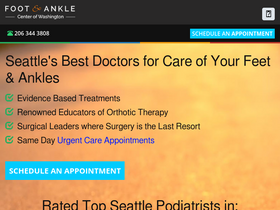 'footankle.com' screenshot